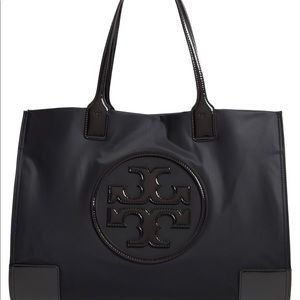Ella Patent Nylon Tote